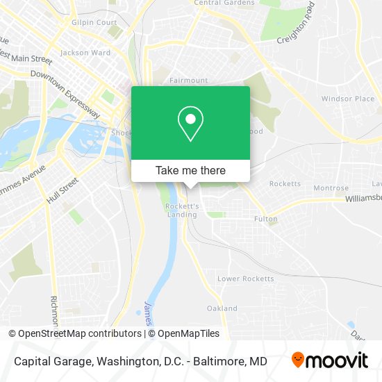 Capital Garage map