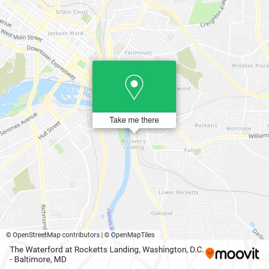 The Waterford at Rocketts Landing map