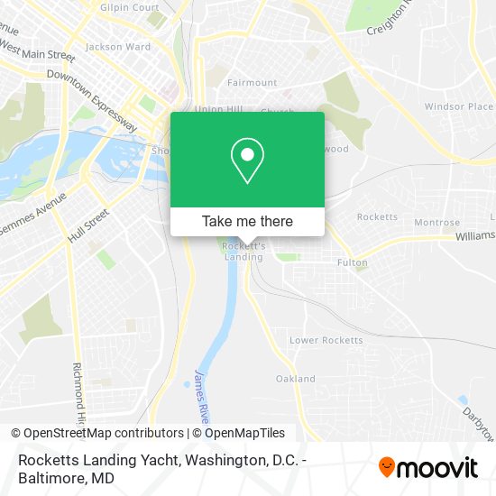 Rocketts Landing Yacht map