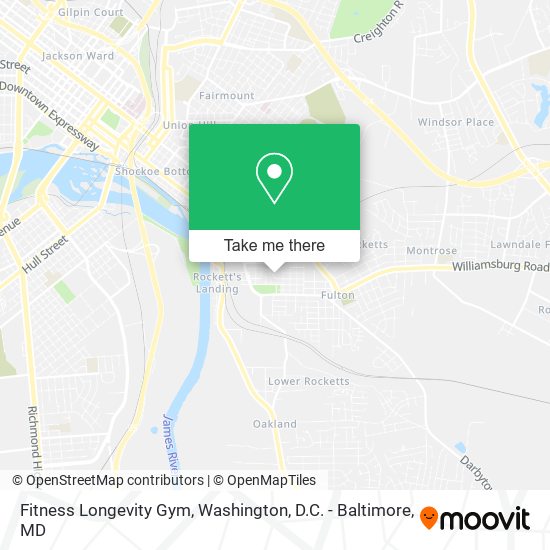 Fitness Longevity Gym map
