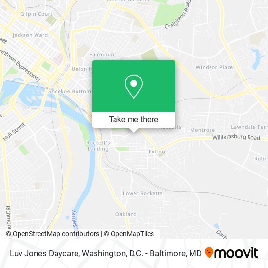 Luv Jones Daycare map