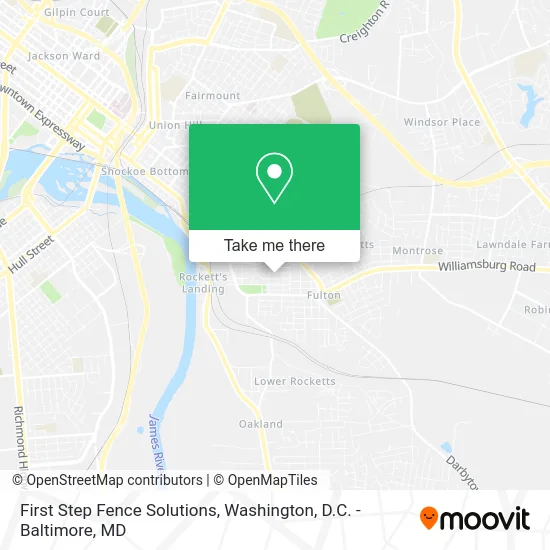 First Step Fence Solutions map