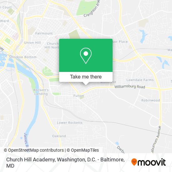 Church Hill Academy map