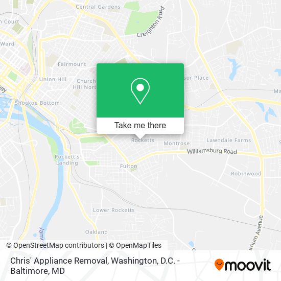 Mapa de Chris' Appliance Removal