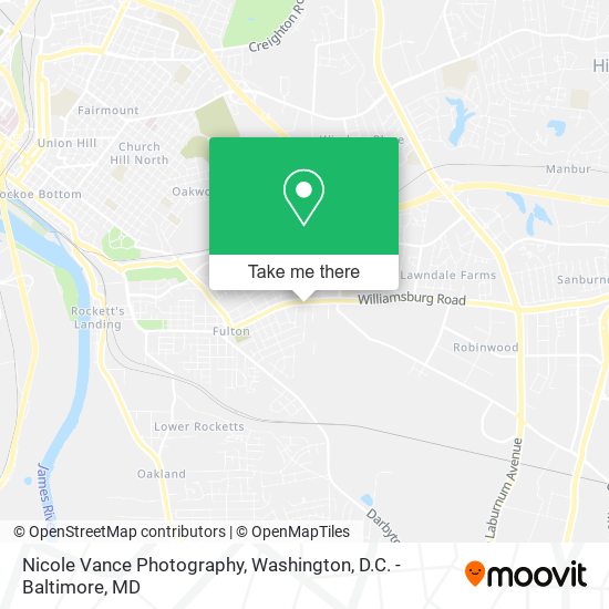 Nicole Vance Photography map