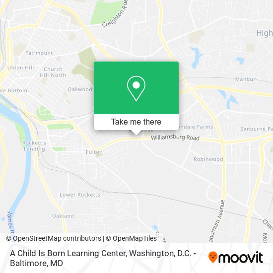 A Child Is Born Learning Center map