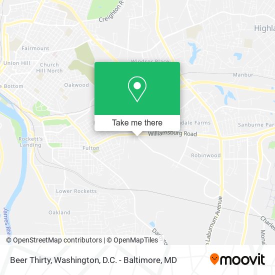 Beer Thirty map