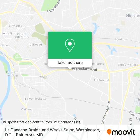La Panache Braids and Weave Salon map