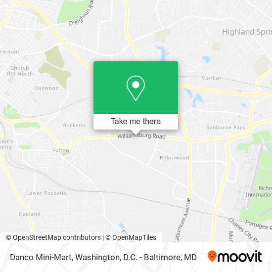 Danco Mini-Mart map