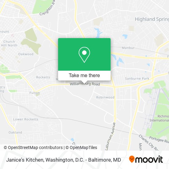 Mapa de Janice's Kitchen