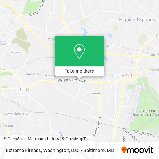 Mapa de Extreme Fitness