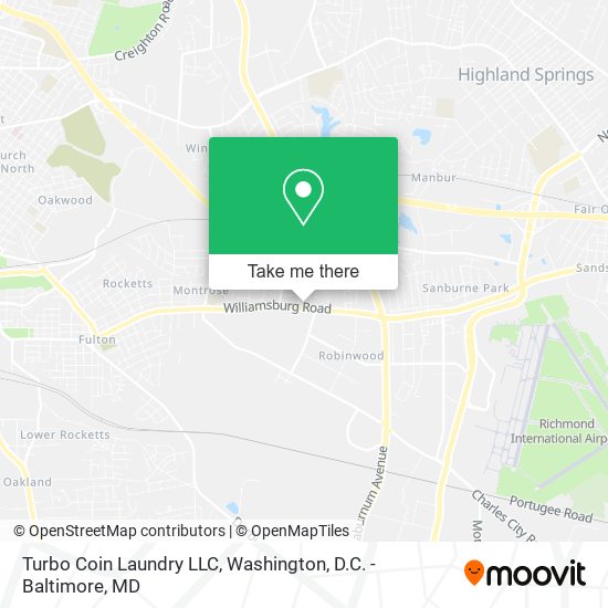 Turbo Coin Laundry LLC map