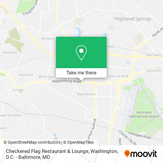 Checkered Flag Restaurant & Lounge map