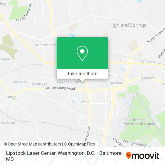 Lipstock Laser Center map
