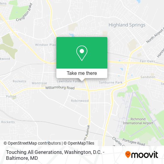 Mapa de Touching All Generations