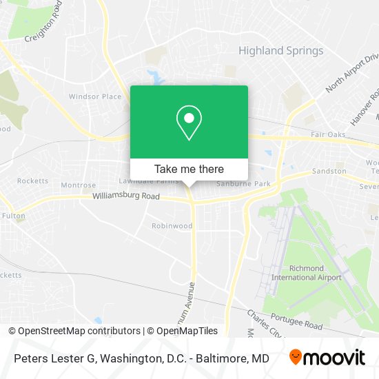Peters Lester G map