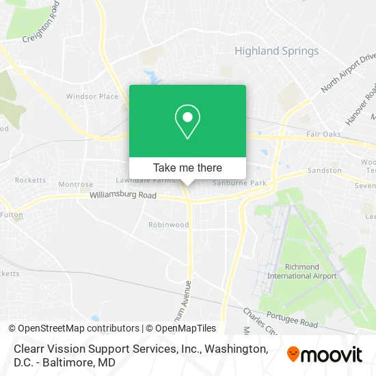 Clearr Vission Support Services, Inc. map