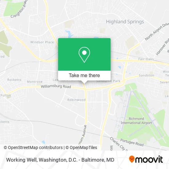 Working Well map