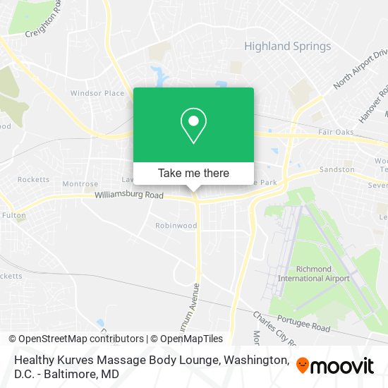 Mapa de Healthy Kurves Massage Body Lounge