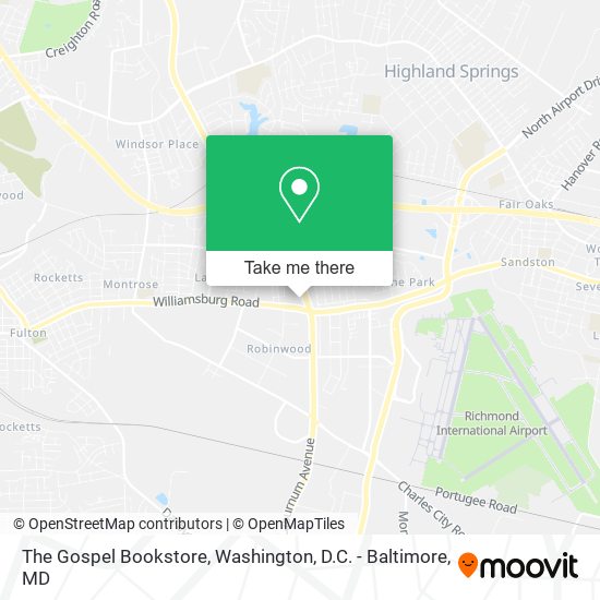 The Gospel Bookstore map