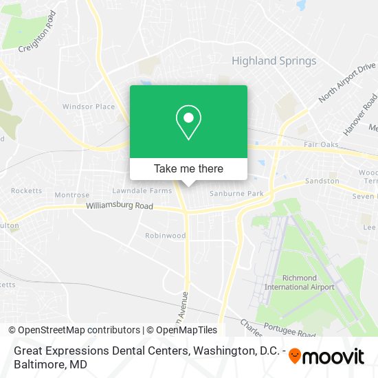 Mapa de Great Expressions Dental Centers