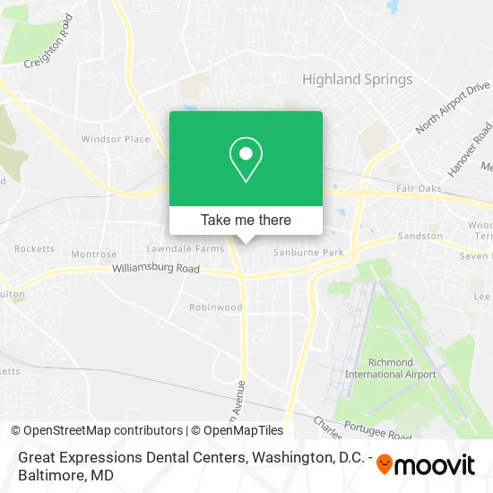 Great Expressions Dental Centers map