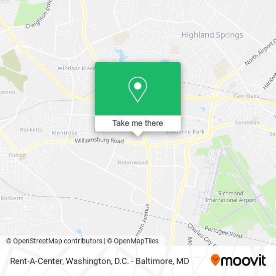 Rent-A-Center map