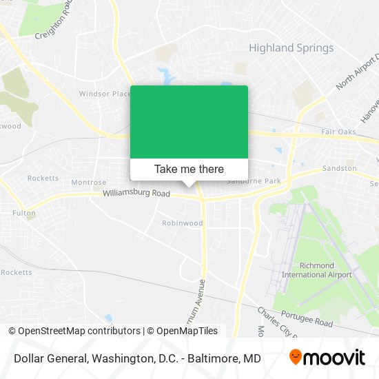Dollar General map