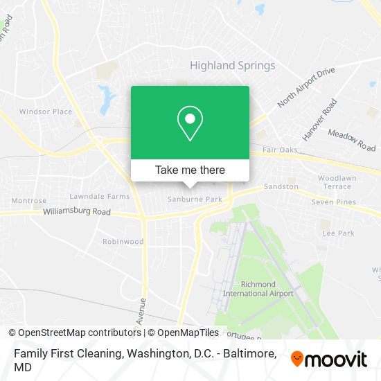 Mapa de Family First Cleaning