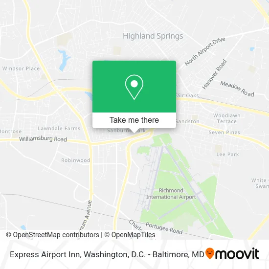 Express Airport Inn map
