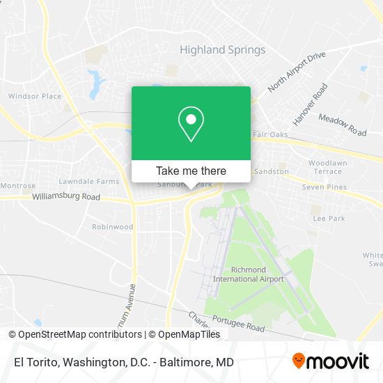 El Torito map