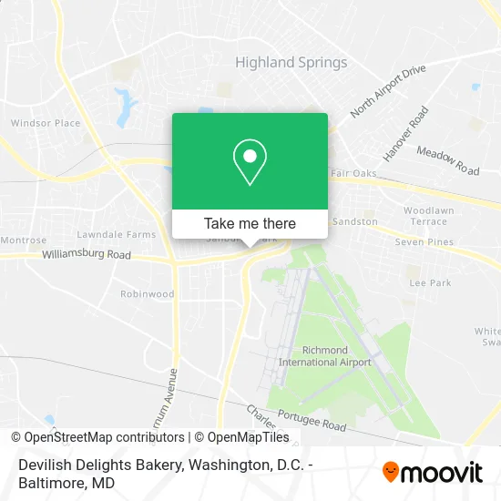 Devilish Delights Bakery map