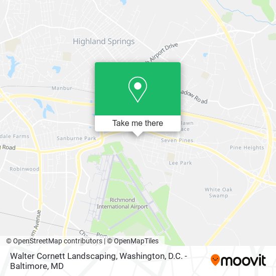 Walter Cornett Landscaping map