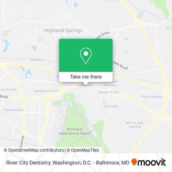 Mapa de River City Dentistry