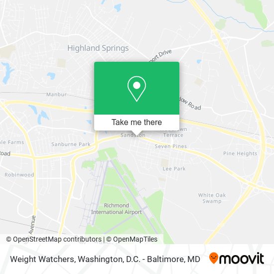 Weight Watchers map