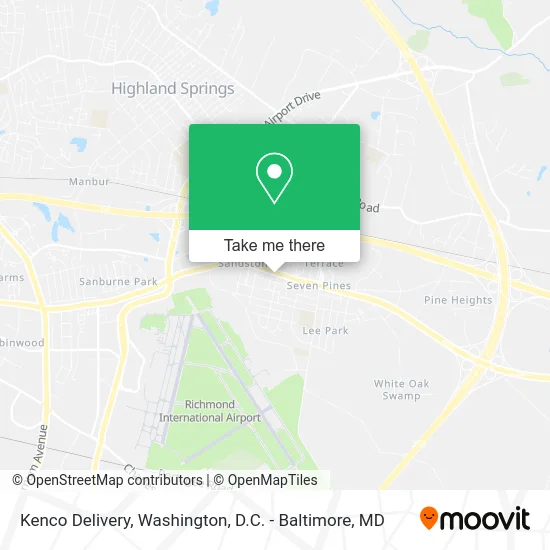 Kenco Delivery map
