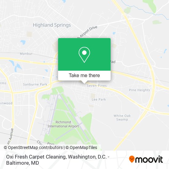 Oxi Fresh Carpet Cleaning map