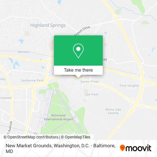 Mapa de New Market Grounds