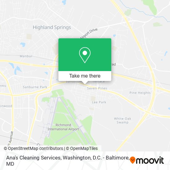 Mapa de Ana's Cleaning Services