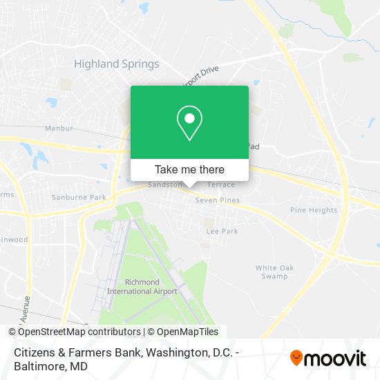 Citizens & Farmers Bank map