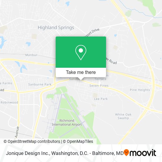Mapa de Jonique Design Inc.