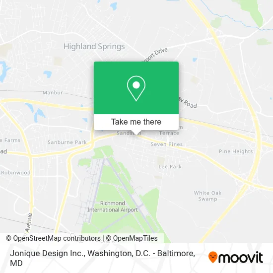 Jonique Design Inc. map