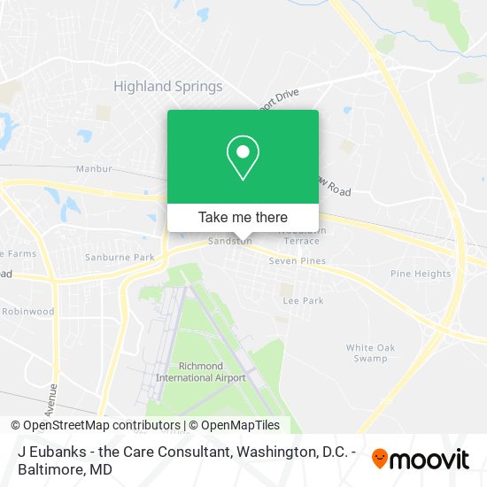 J Eubanks - the Care Consultant map