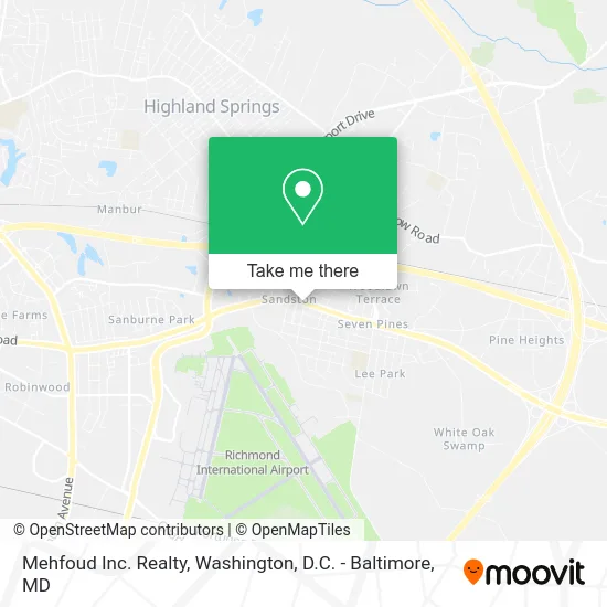 Mehfoud Inc. Realty map