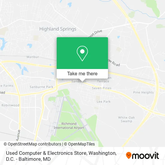 Used Computer & Electronics Store map