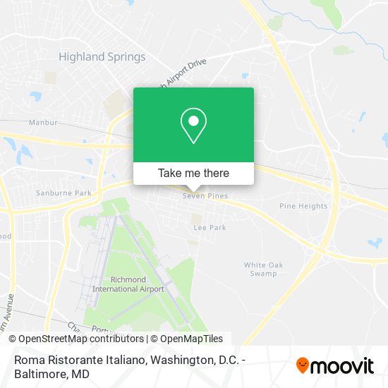 Roma Ristorante Italiano map