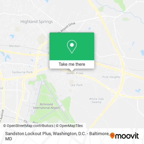 Sandston Lockout Plus map