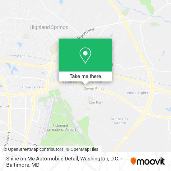 Shine on Me Automobile Detail map