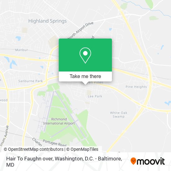 Hair To Faughn over map