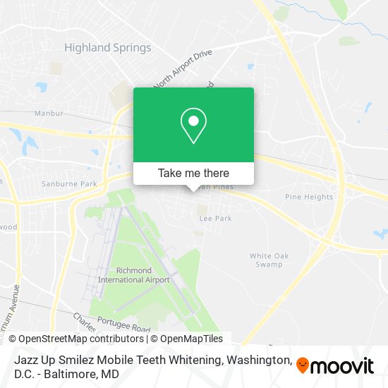 Jazz Up Smilez Mobile Teeth Whitening map